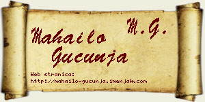 Mahailo Gucunja vizit kartica